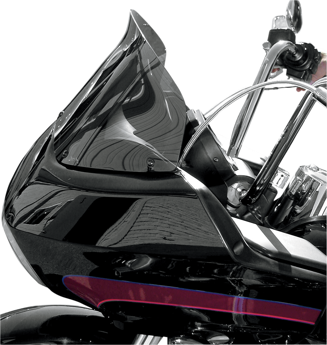 Windshield - 8" - Dark Smoke - FLTR