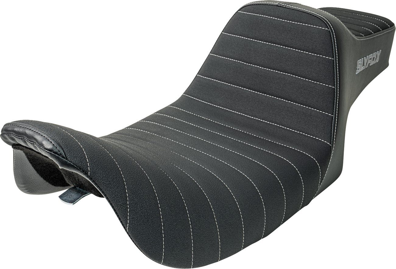 High Noon Seat - Vinyl - Classic Stitch - Gray Logo - FL '97-'07