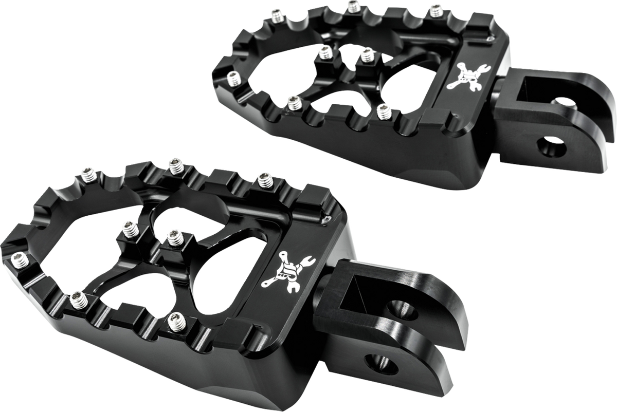 MX Evolution Driver Pegs - Black - Softail
