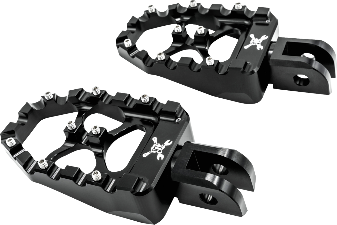 MX Evolution Driver Pegs - Black - Softail