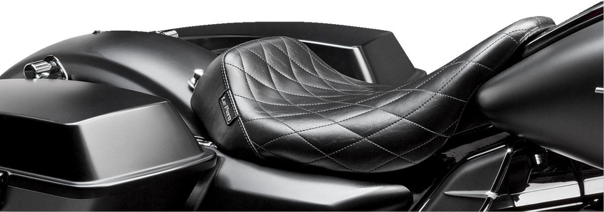 Bare Bones Solo Seat - Diamond Stitch - Black - FL '08-'23