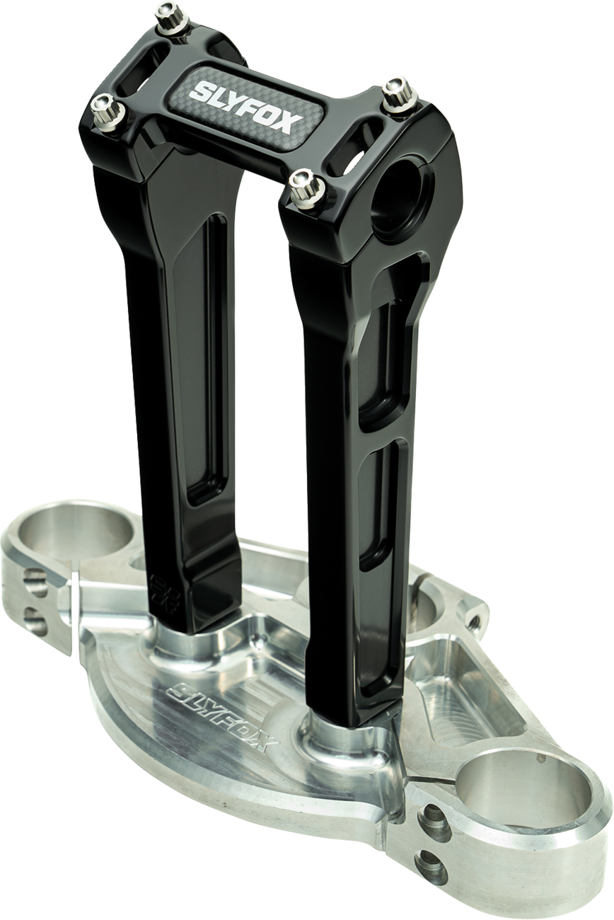 Handlebar Riser Kit - Straight - 1-1/8" Clamping - 8" Rise - Black