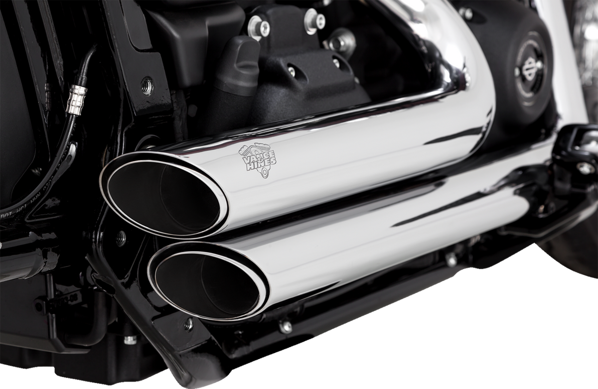 Shortshots Staggered Exhaust System - Chrome