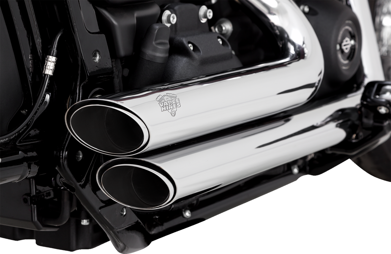 Shortshots Staggered Exhaust System - Chrome