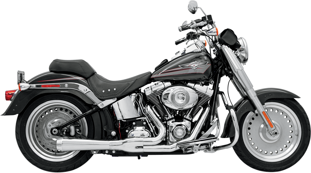 2:1 Exhaust - Chrome - Short - Softail