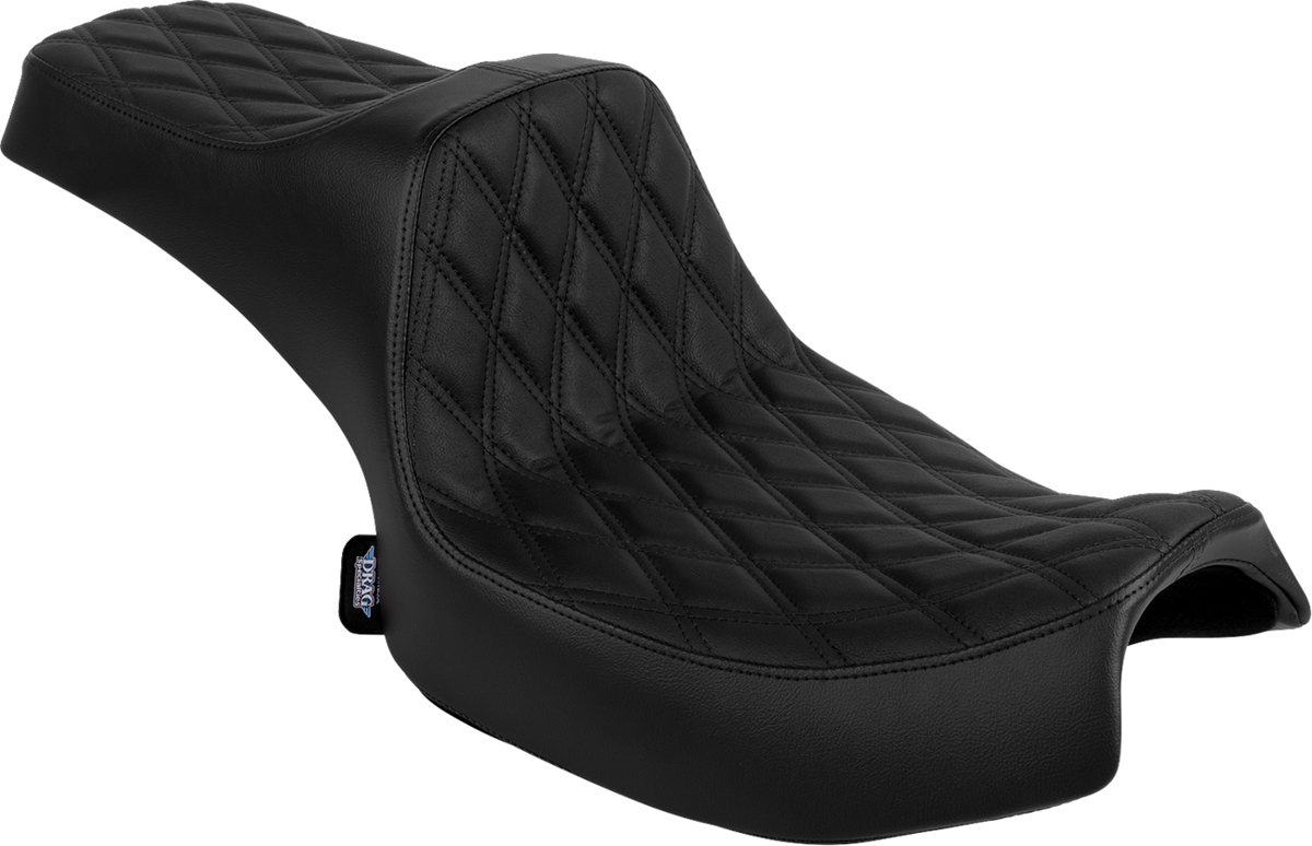 Predator III 2-Up Seat - Vinyl - Double Diamond - Black Stitch - Chieftain '25/Challenger '20-'25