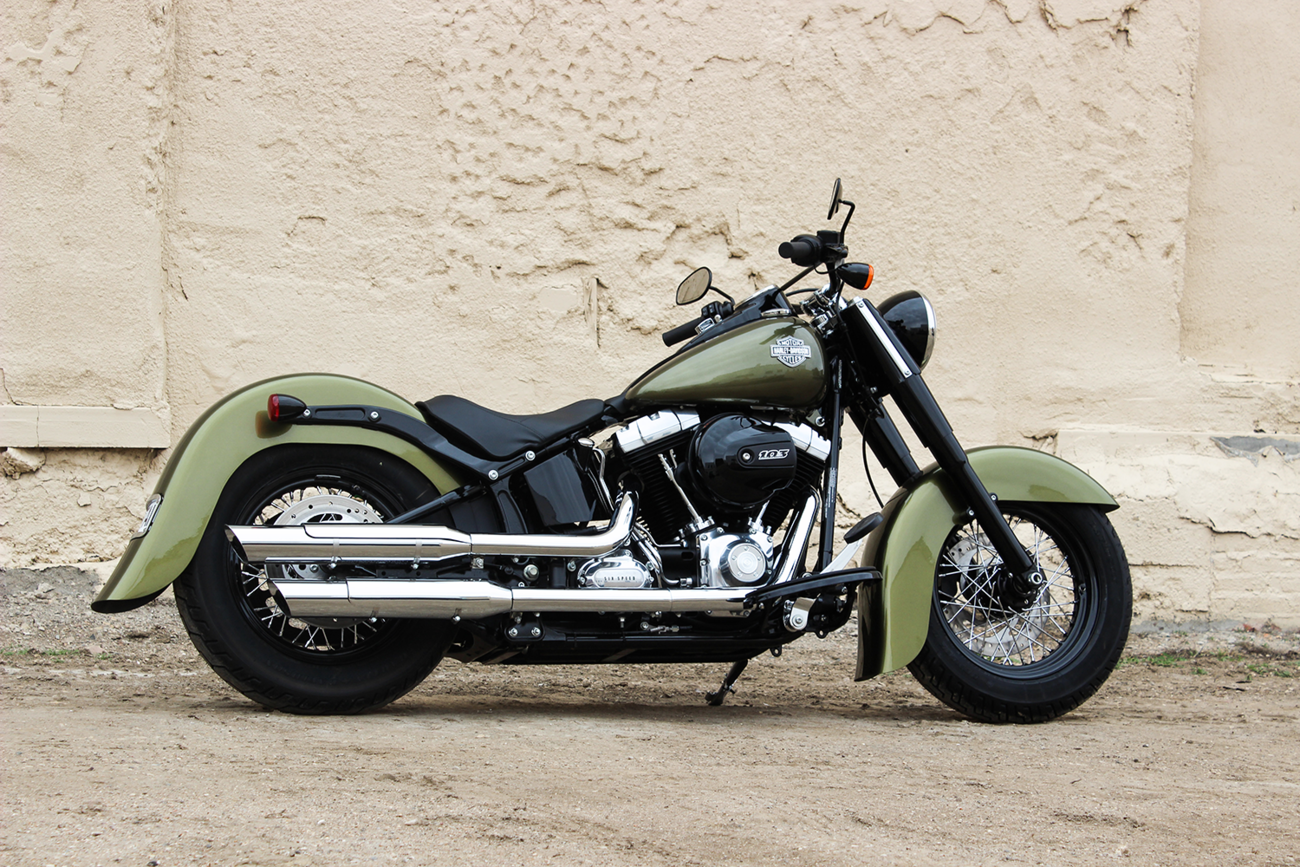 4" Stretched Rear Fender - Frenched - HD Softail '11-'17