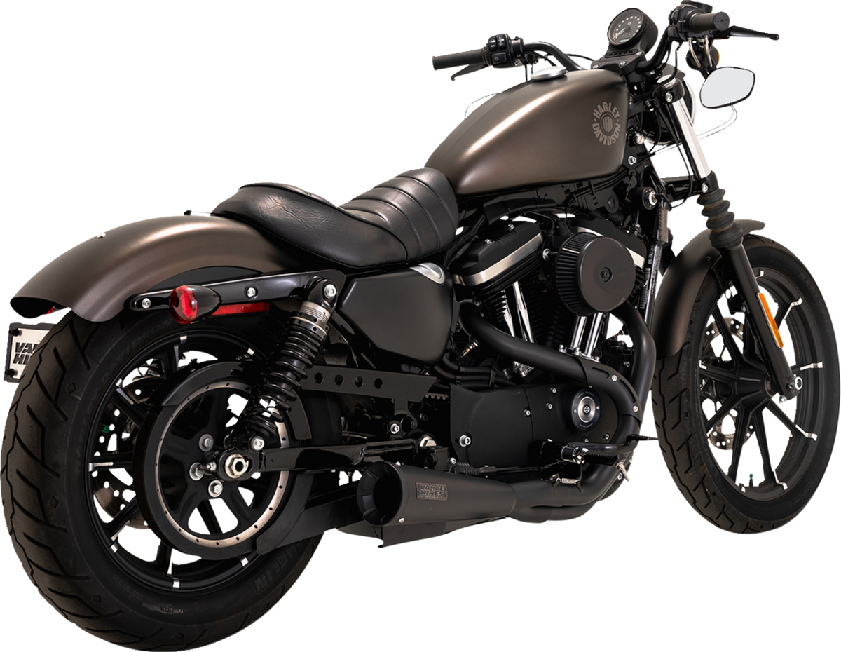 Upsweep 2-Into-1 Exhaust System - Stainless Steel - Black