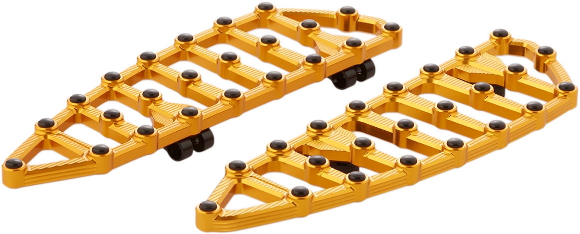 MX Driver Floorboards - Gold