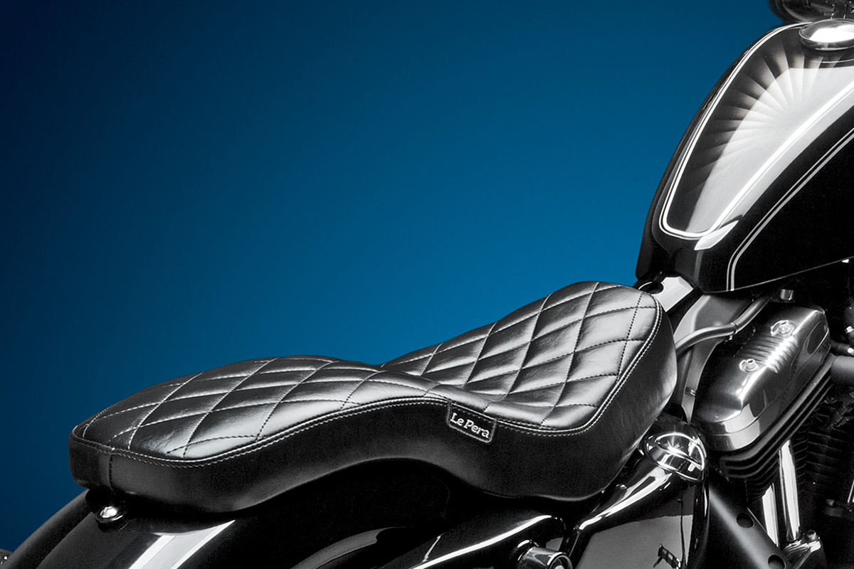 Cobra Full-Length Seat - Diamond - Black - XL '04-'22