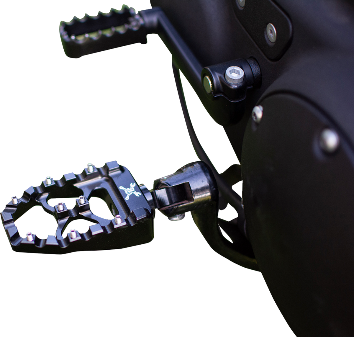 MX Evolution Driver Pegs - Black - Sportster/Dyna