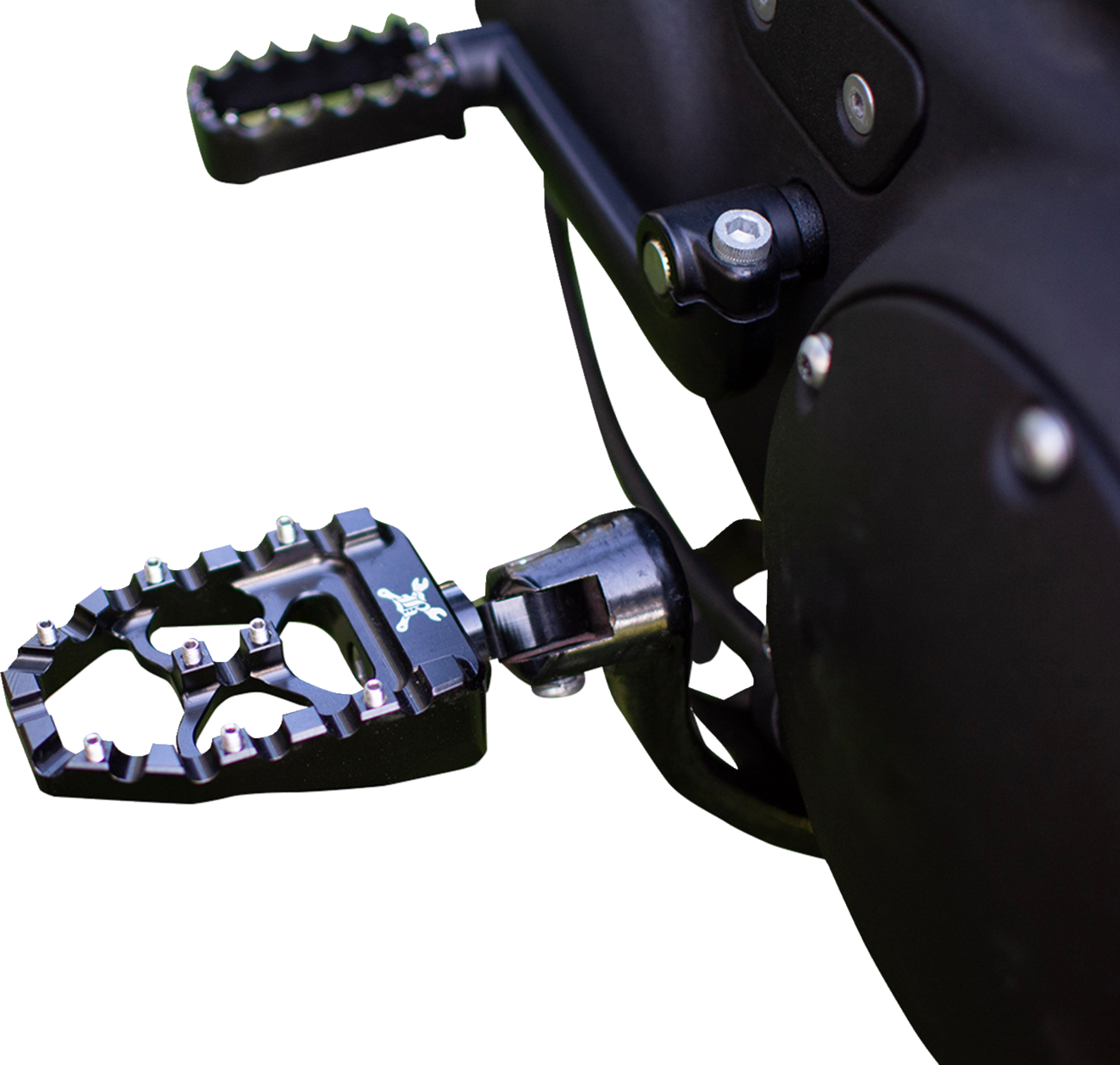 MX Evolution Driver Pegs - Black - Sportster/Dyna