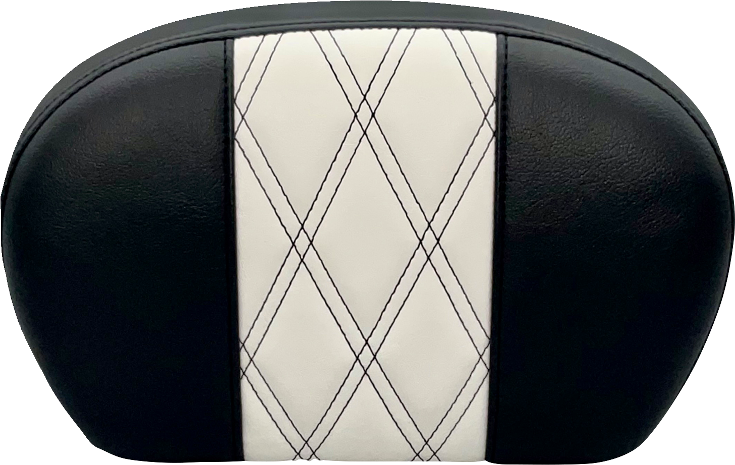 Sissy Bar Pad - Large - GT 1/Hr 1 Inlay - Dull Black