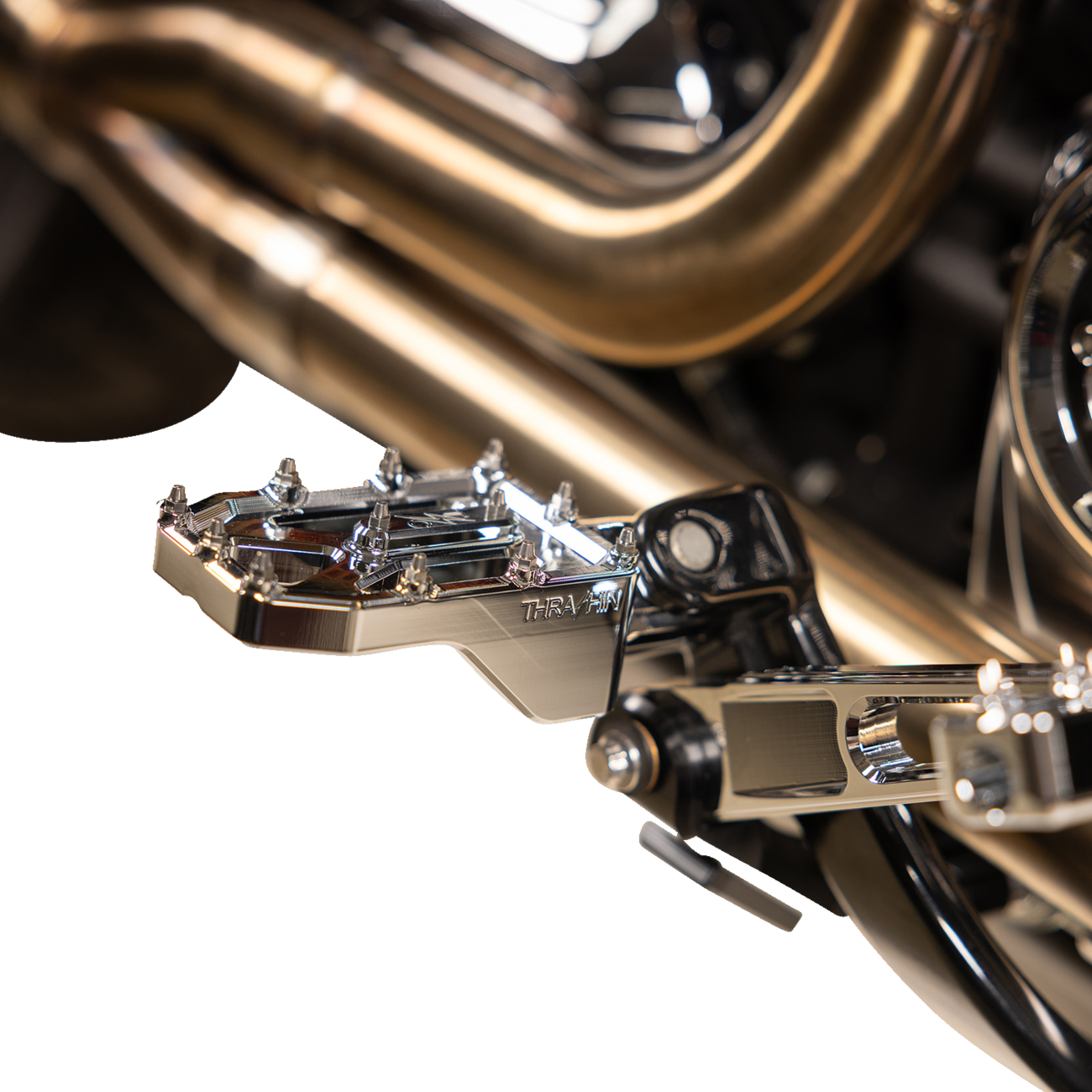 Aggressor Foot Pegs - Rear - Chrome - HD '72-'25