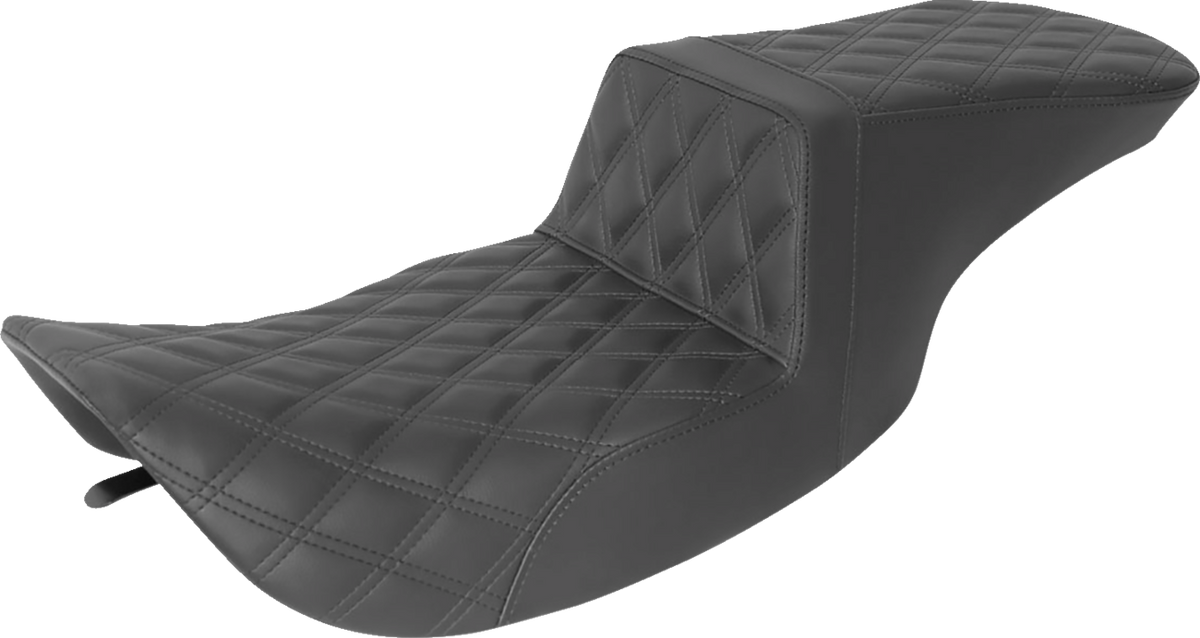 Tour Step-Up Seat - Full Lattice Stitch - Black - FL '97-'07