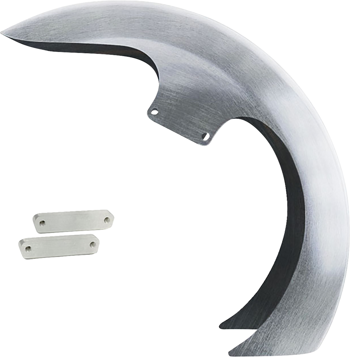 DEI Front Fender - 16"-19" Wheel - With Satin Adapters - HD Touring