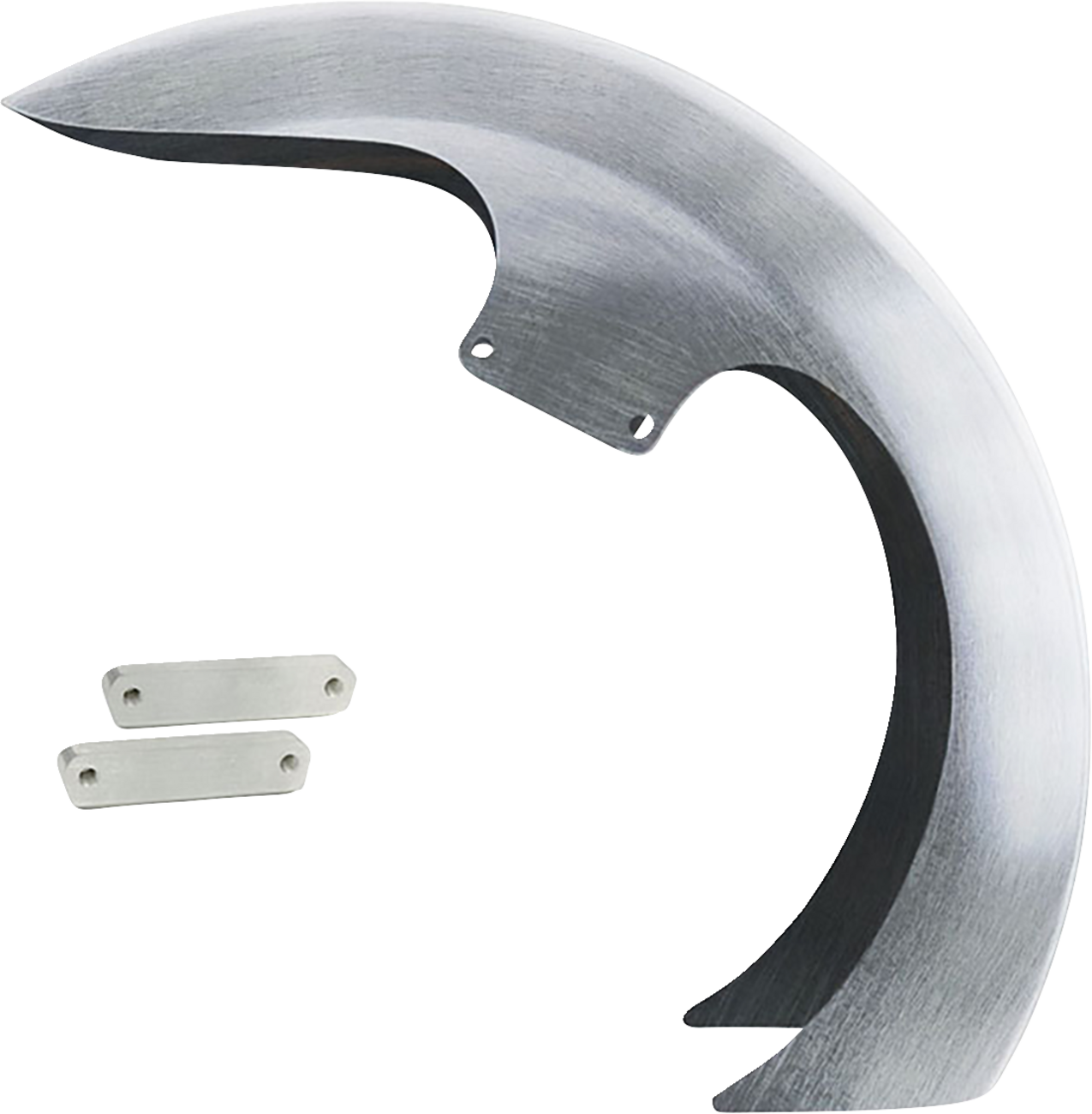 DEI Front Fender - 16"-19" Wheel - With Satin Adapters - HD Touring