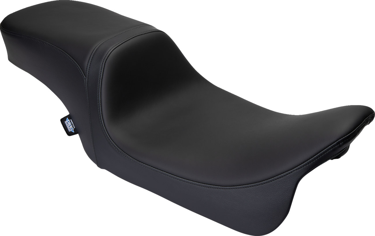 Predator 2-Up Seat - Solar Leather - Black - Smooth - W/O Backrest - FL '08-'23