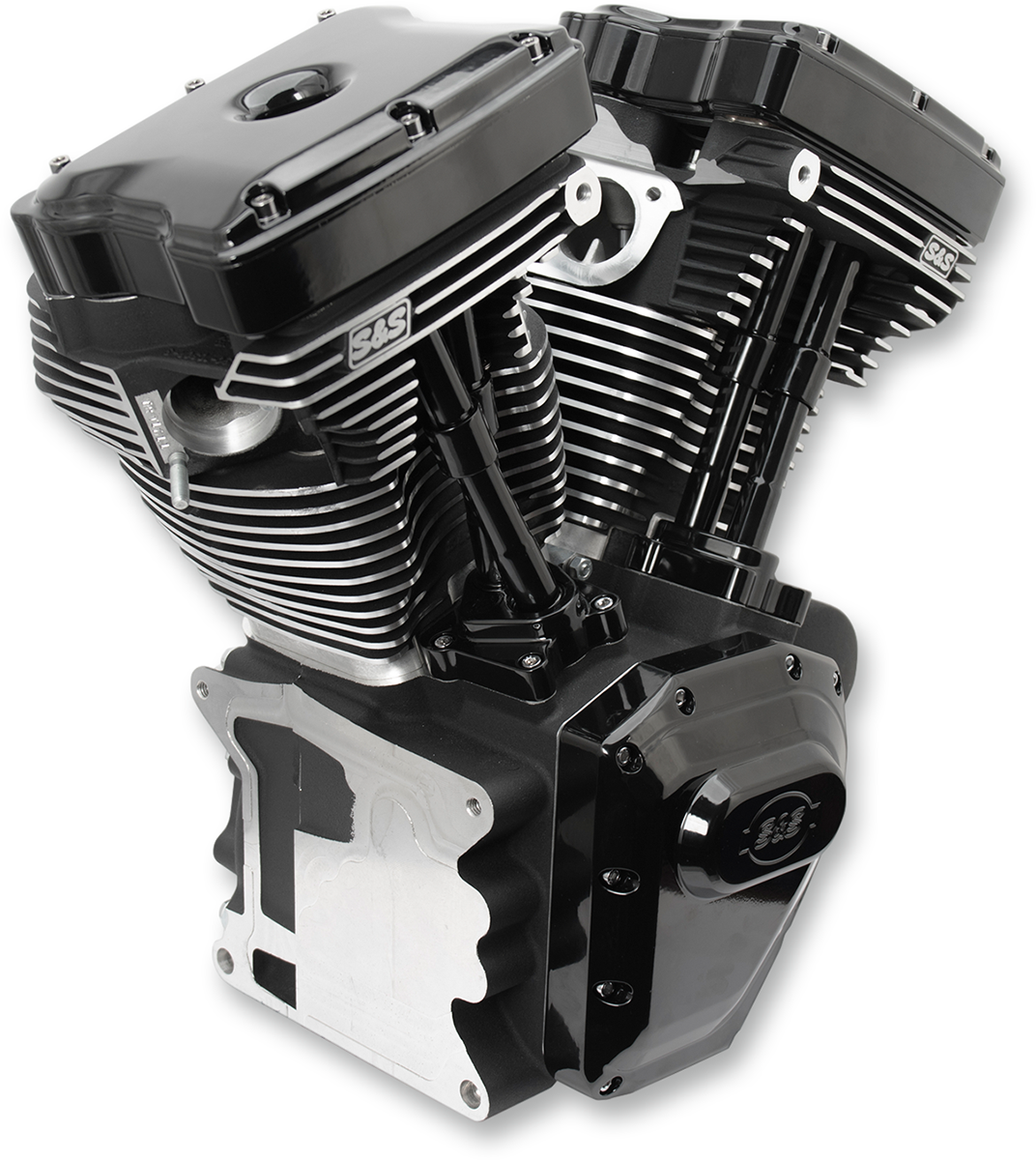 T111 Long Block Engine - Black - Touring | Dyna