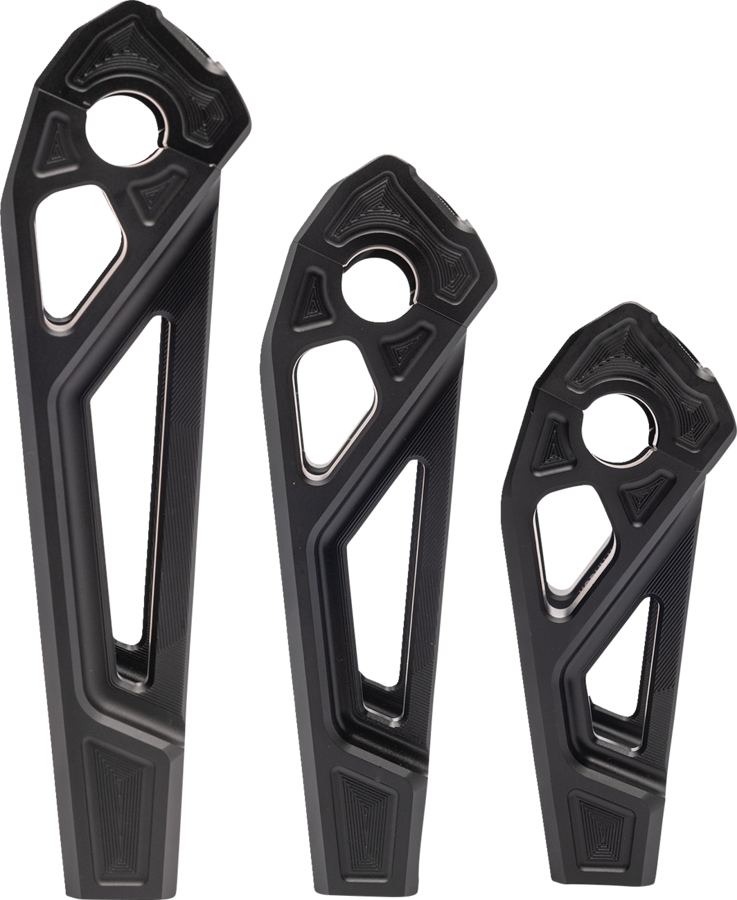 Fastback Risers - 10" - Black