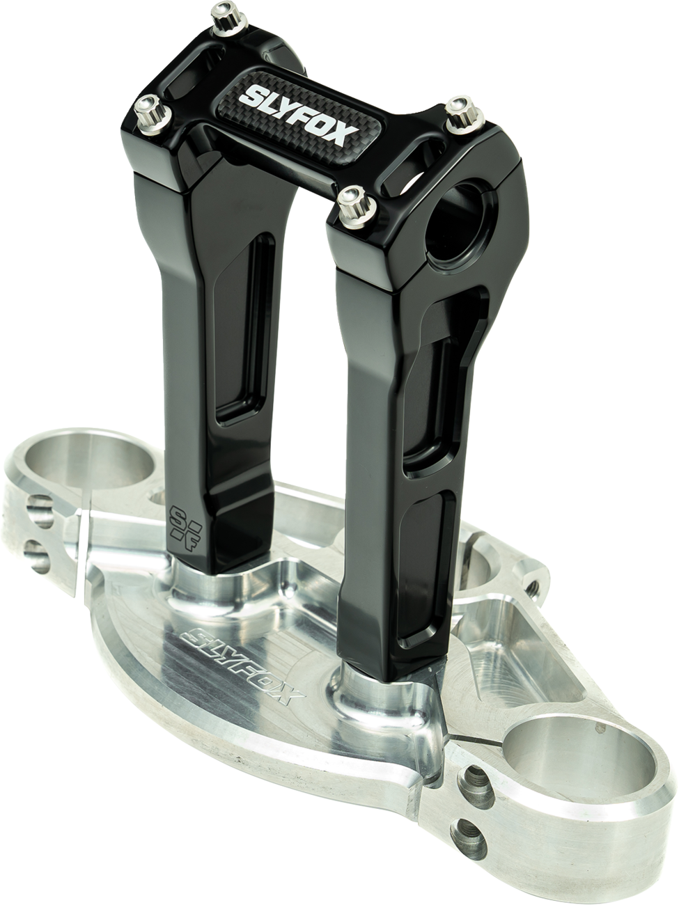 Handlebar Riser Kit - Straight - 1-1/8" Clamping - 6" Rise - Black