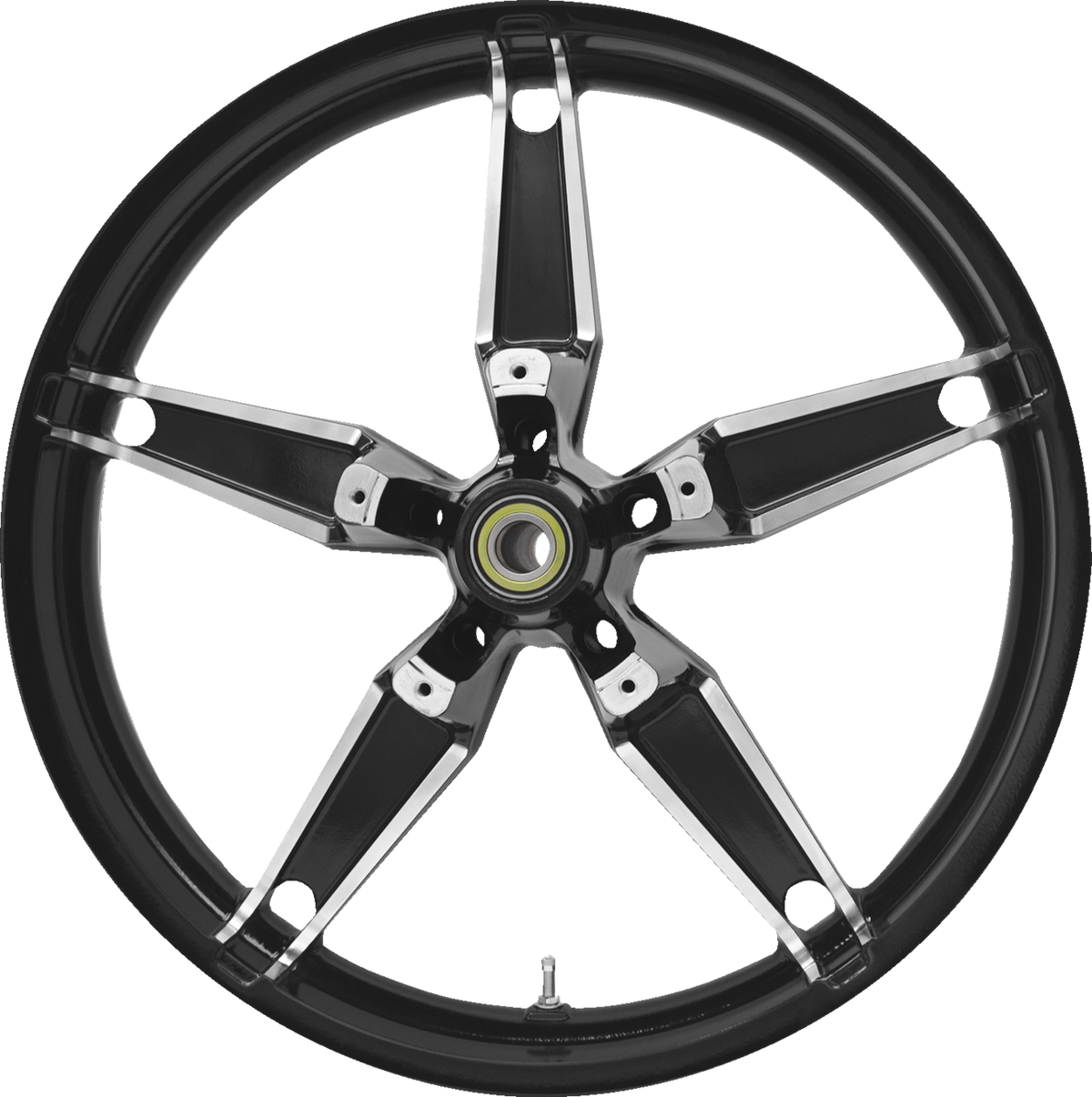 Wheel - Daytona - Front - Dual Disc/Without ABS - Black Cut - 21x3.5
