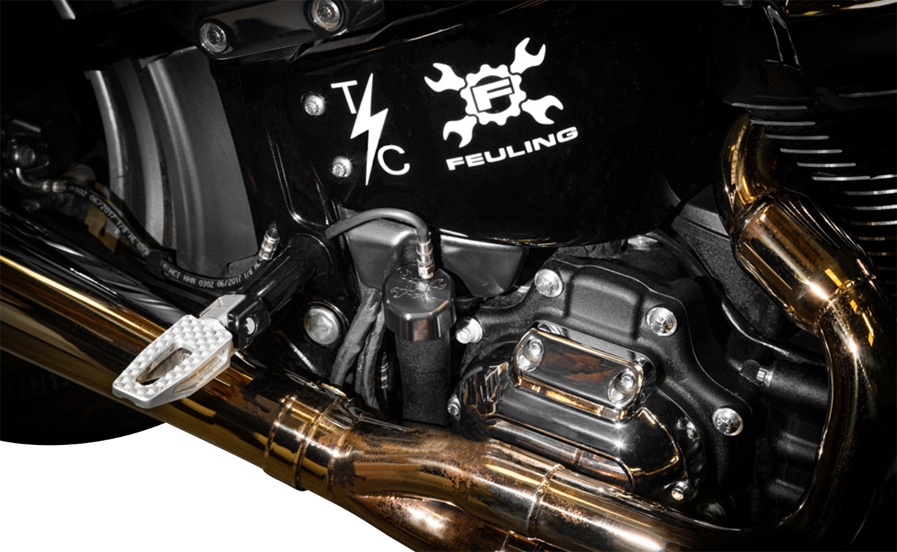 Vented Dipstick - Black - M8 Softail
