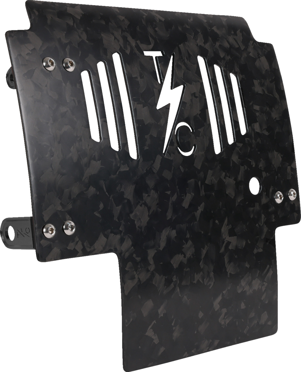 Skid Plate - Carbon Fiber/Forged - With Black Brackets - FLHX/FLTRX