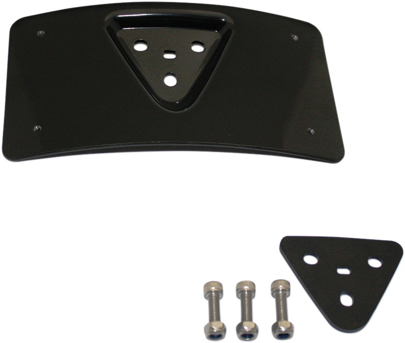 Radius License Plate Mount - Black
