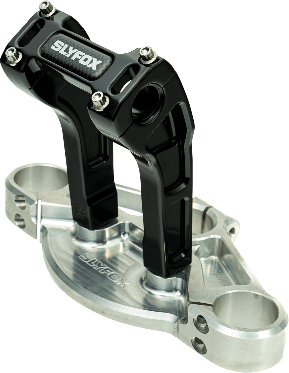 Handlebar Riser Kit - Pullback - 1-1/8" Clamping - 6" Rise - Black
