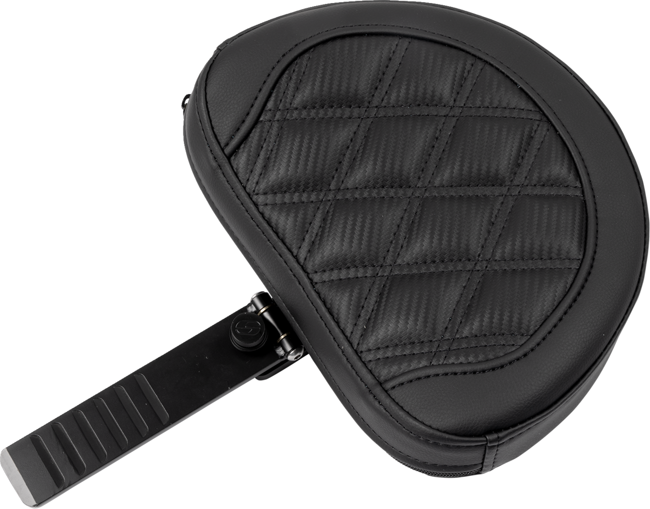 Roadsofa™ Extended Reach Seat - With Backrest - Carbon Fiber - Lattice Stitch - FLTR/FLHX '23-'24