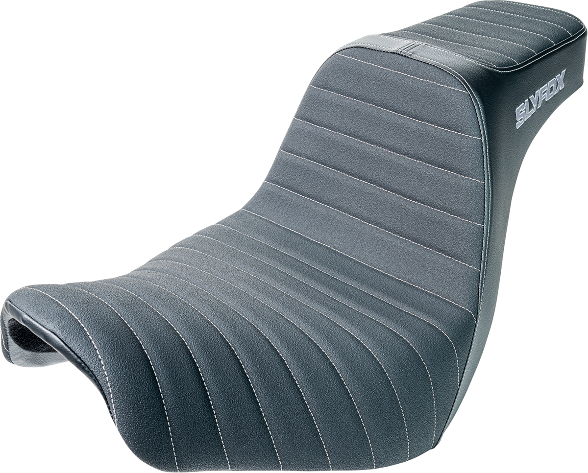 High Noon Seat - Vinyl - Classic Stitch - Silver Logo - FL/FX '18-'24