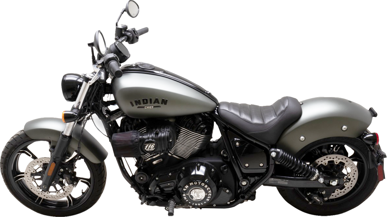 Runaround Seat - Solo - Black - Tuck-N-Roll - Chief '22-'24