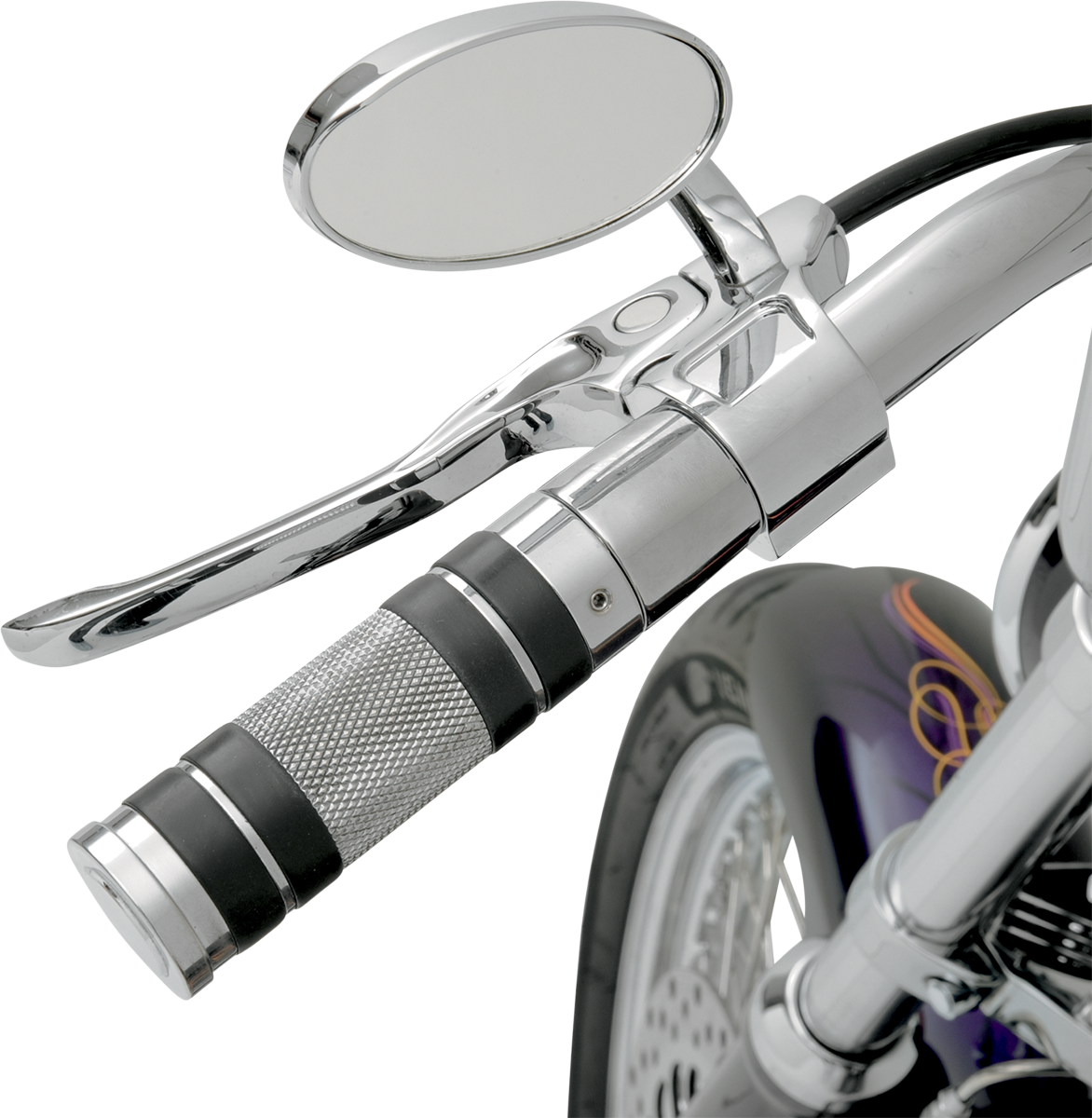 Contour Billet Clutch Lever Assembly - Chrome