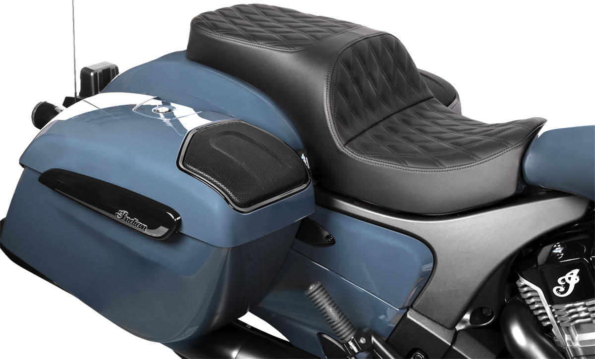 Freedom Seat - Vinyl/Solar Leather - Double Diamond Black Stitch - Challenger '20-'25/Chieftain '25