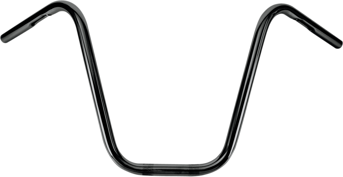 1" Narrow Bottom Ape Hanger Handlebar - 14" - Black
