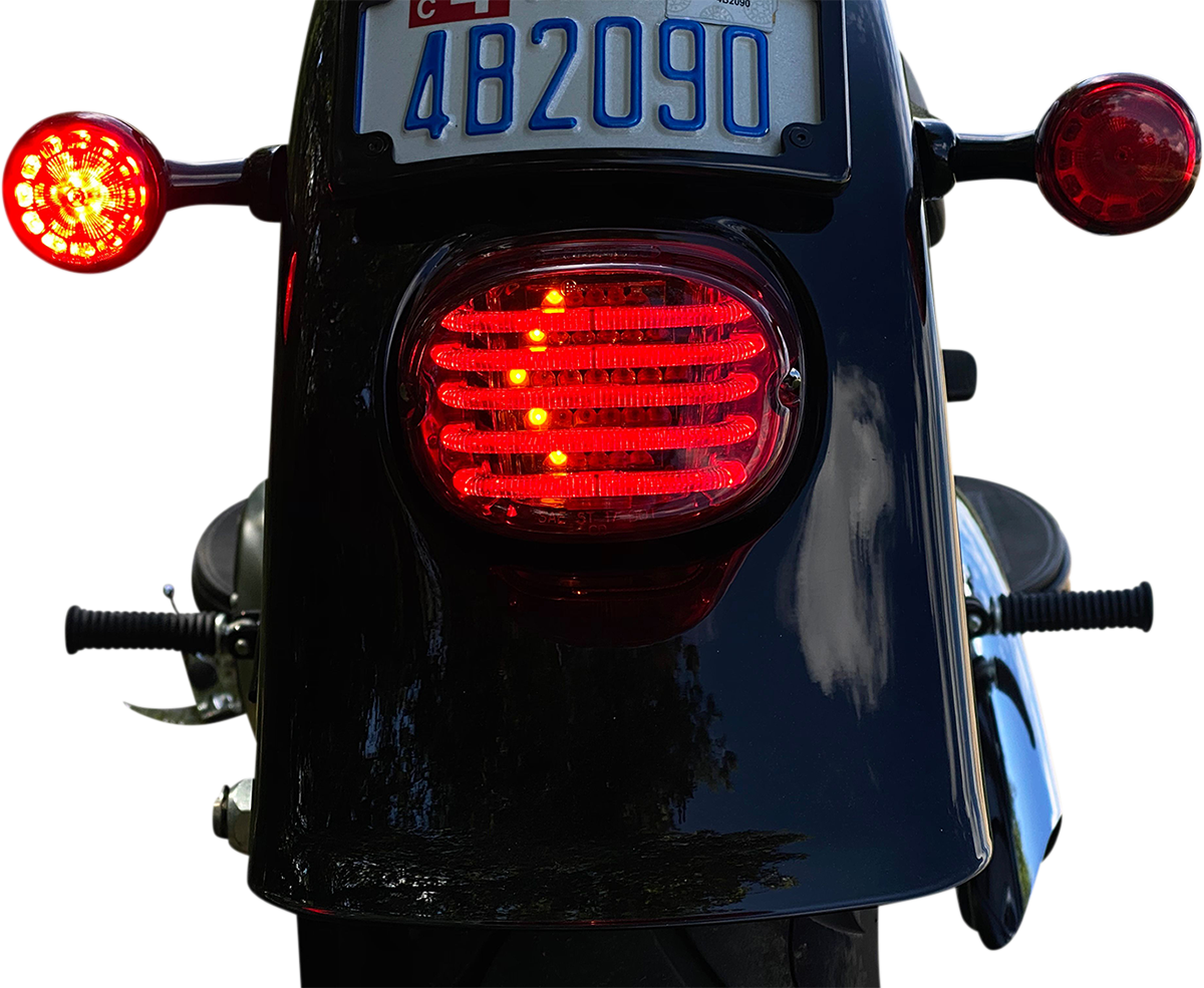 Taillight/Turn Signal - Top Window - Red Lens