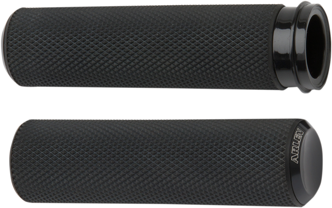 Knurled Grips - TBW - Black