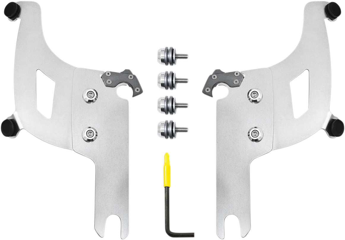 Bullet Mounting Kit - Polished - FLHRS/XS