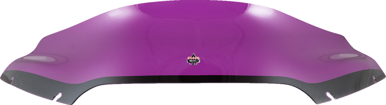 Kolor Flare® Windshield - 6" - Purple - '15-'25 FLTR