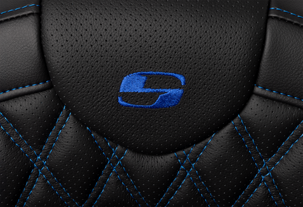 Roadsofa™ Seat - With Backrest - Blue Stitch - FL '08-'23