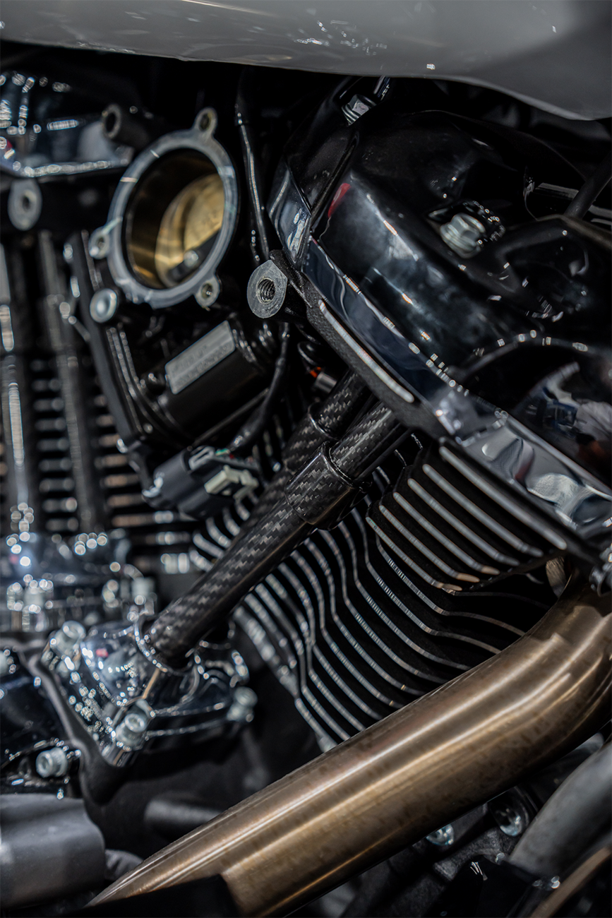 Pushrod Covers - Carbon Fiber - M8