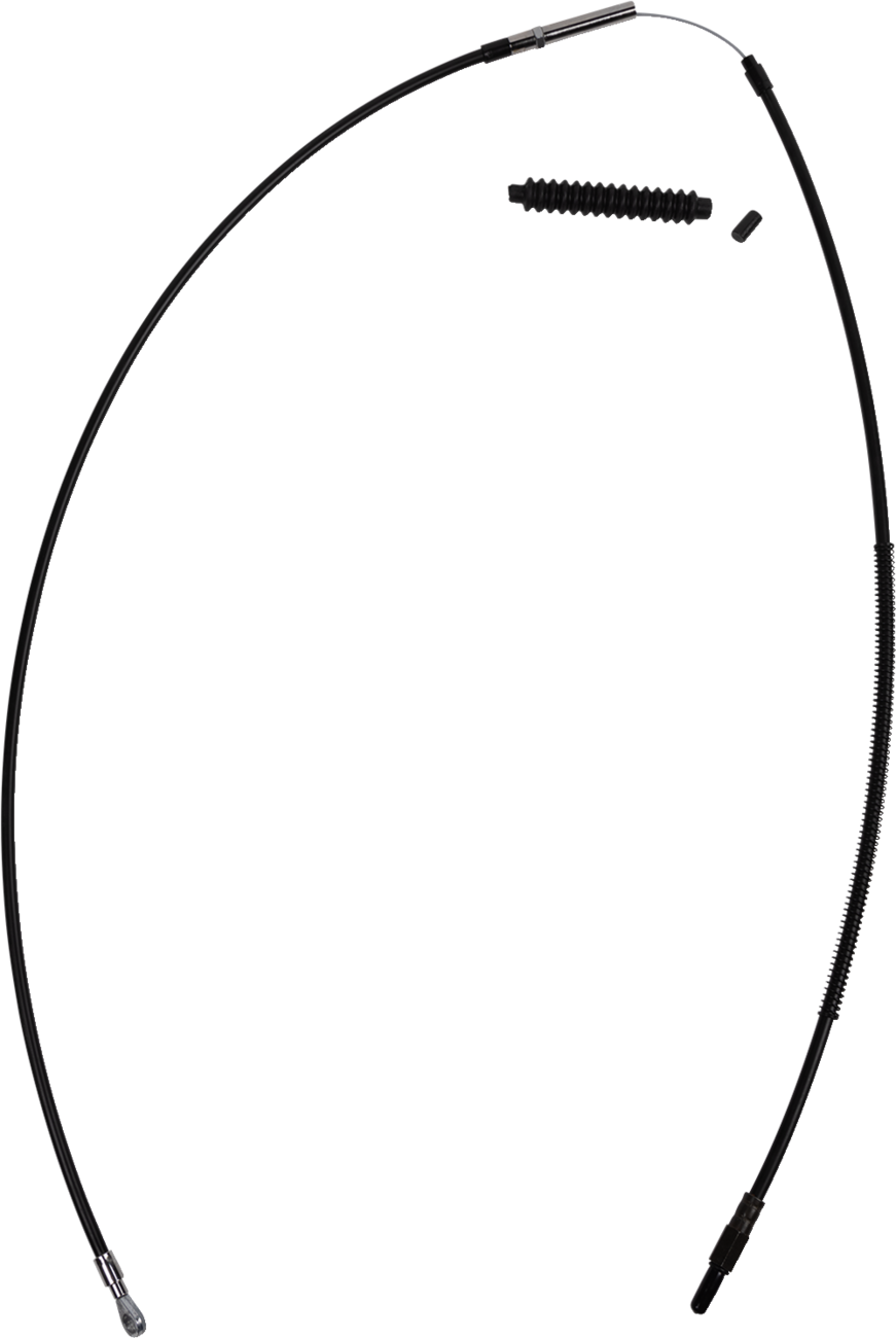 High-Efficiency Black Vinyl Clutch Cable - Standard Size