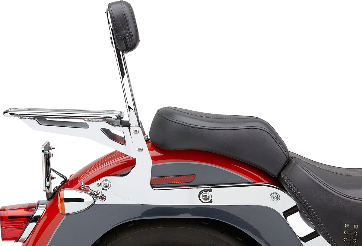 Backrest Kit - 14" - Chrome - Softail