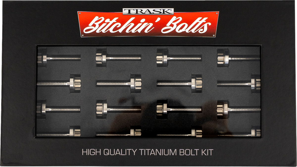 Bitchin' Bolts Hardware Kit - Titanium - M8 - Rocker Box