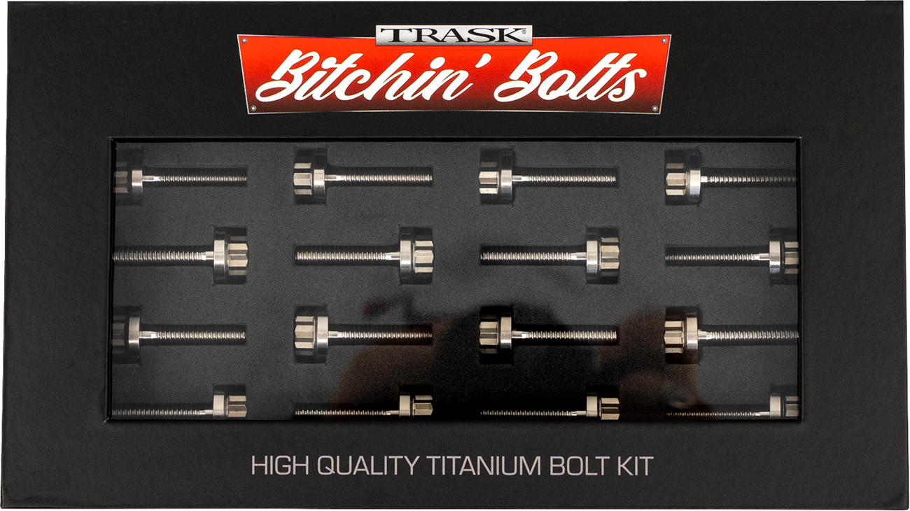Bitchin' Bolts Hardware Kit - Titanium - M8 - Rocker Box
