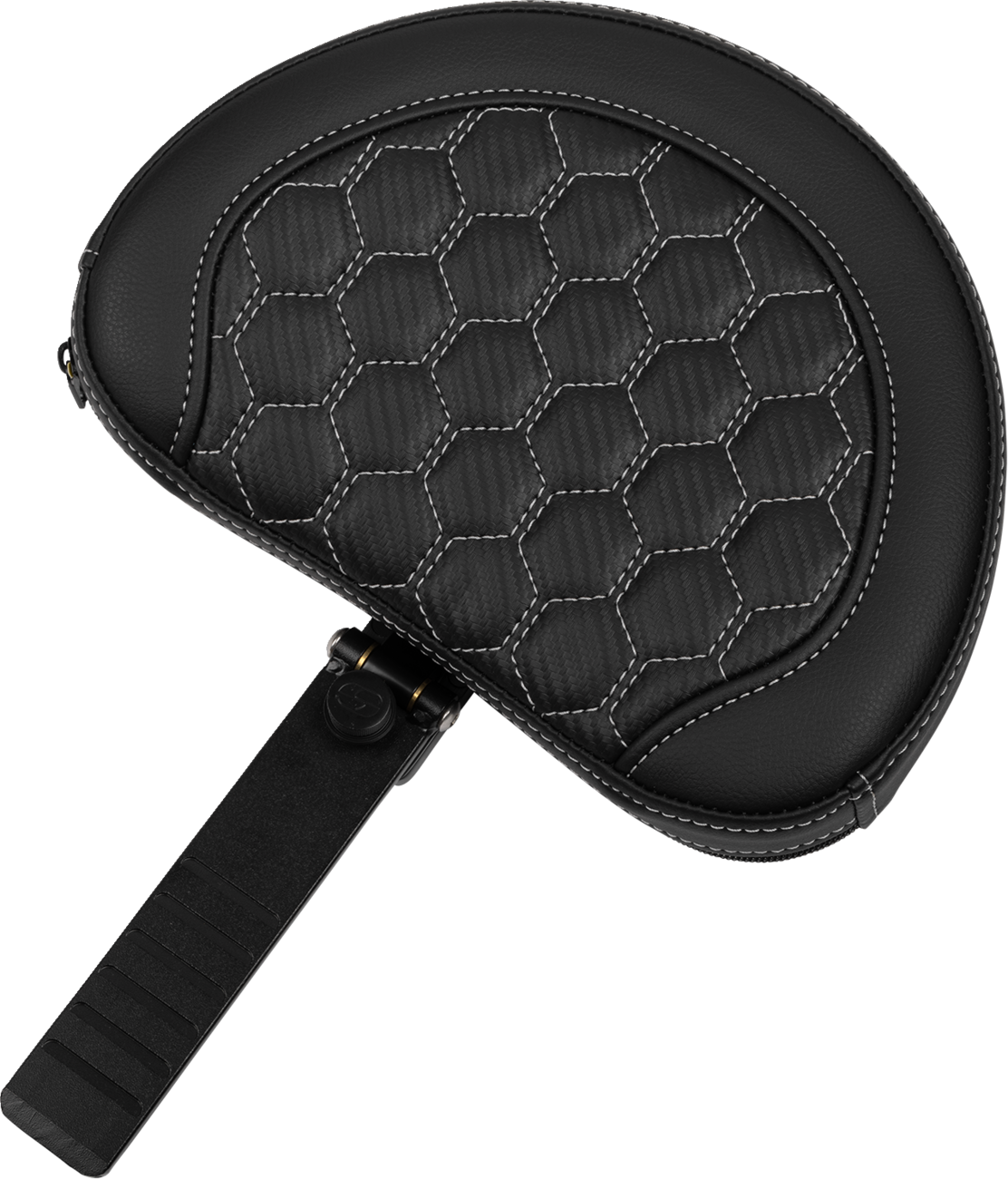 Roadsofa™ Extended Reach Seat - With Backrest - Honeycomb - Silver Stitch - FLTR/FLHX '23-'24