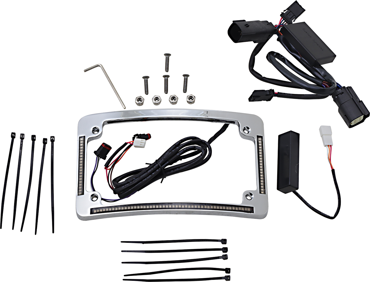 Radius License Plate Frame - Chrome