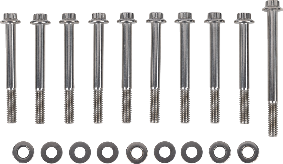 Fastener Kit - Engine Case Without Balance Shafts - Dress-Up - Twin Cam