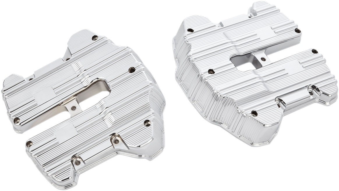 Rocker Box Covers - 10 Gauge - Chrome